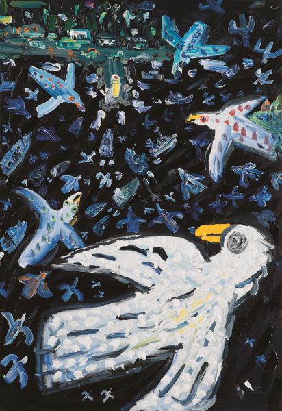 [2008] Childhood, Acrylic Ink on canvas, 162x130cm